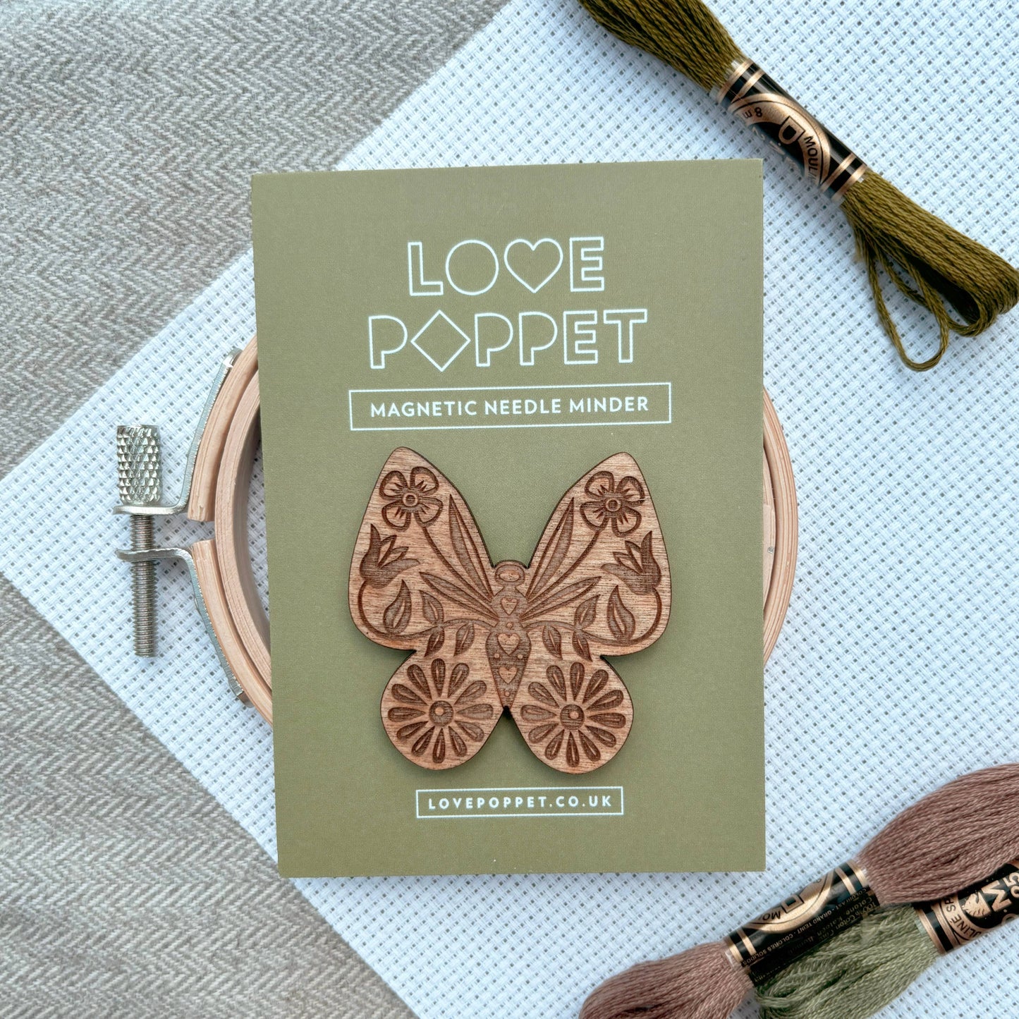 Love Poppet - Schmetterling - Magnetischer Nadelhalter Nadelhalter Love Poppet