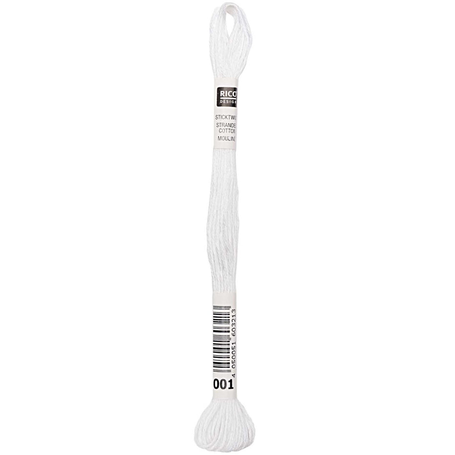 Sticktwist - 8 mm - weiss