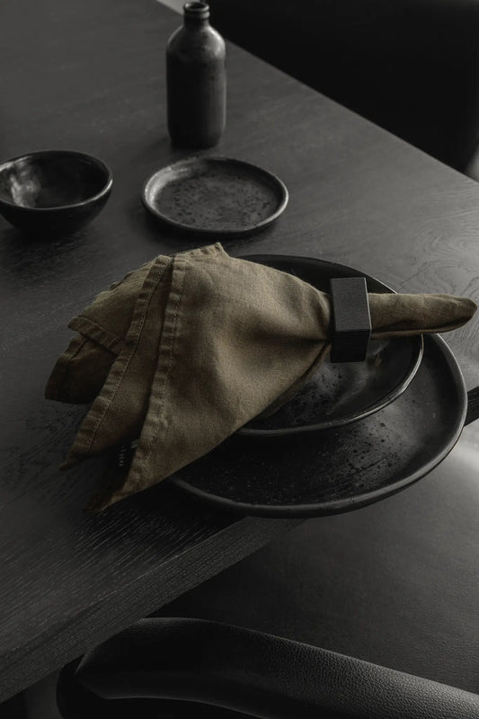 Leinen-Servietten Earth (2er-Set) Earth Serviette do.design