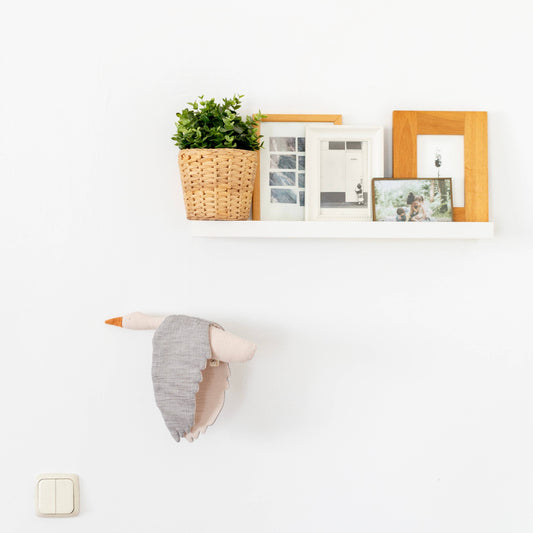 Dekoration Vogel Interieur Monocrom