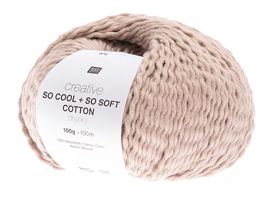 So Cool + So Soft Cotton chunky - puder Baumwolle Rico Design