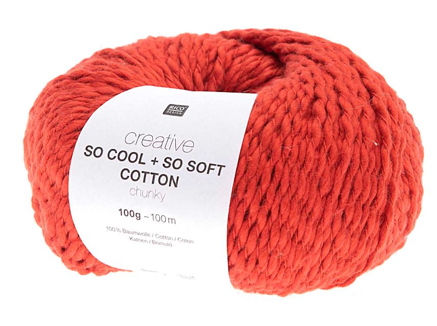 So Cool + So Soft Cotton chunky - red