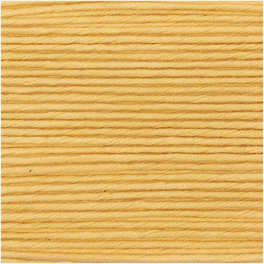 Rico Essentials Organic Cotton aran - gelb Baumwollgarn Rico Design