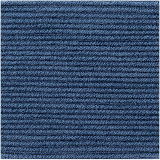 Rico Essentials Organic Cotton aran - marine Baumwollgarn Rico Design