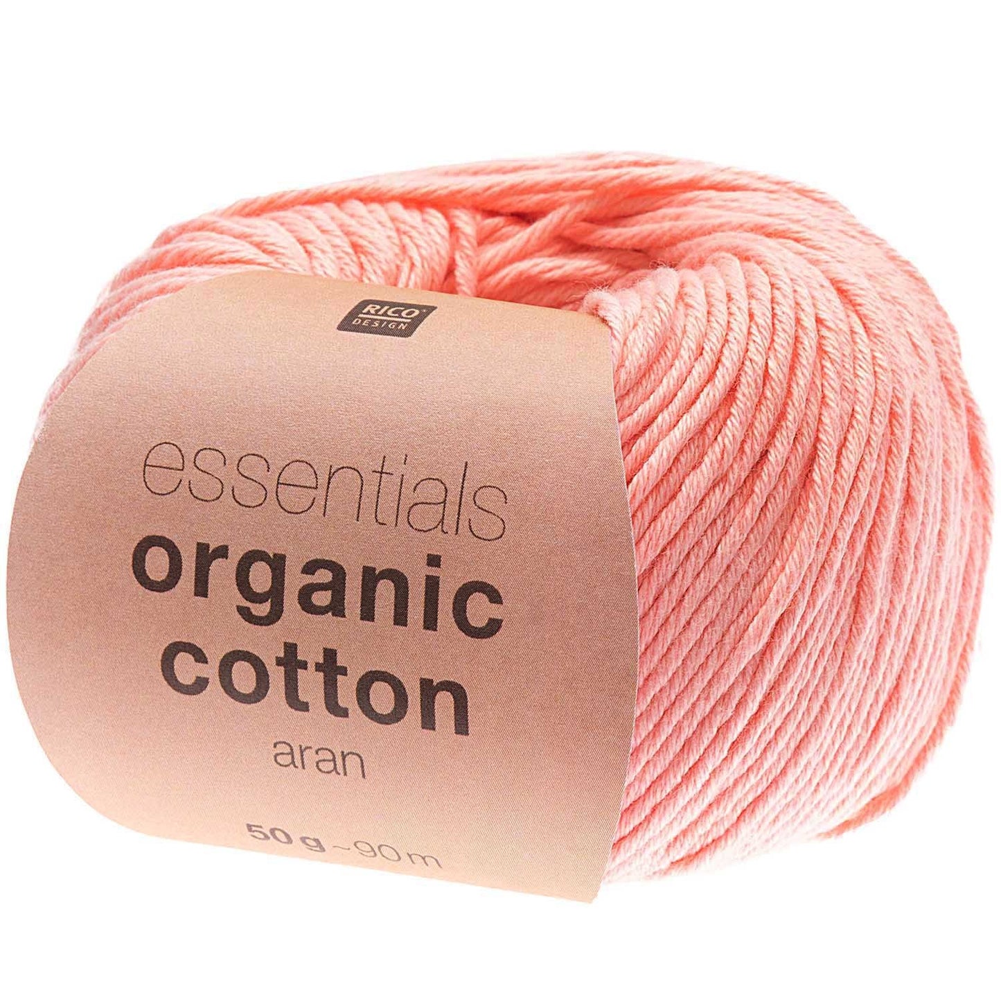 Rico Essentials Organic Cotton aran - lachs Baumwollgarn Rico Design