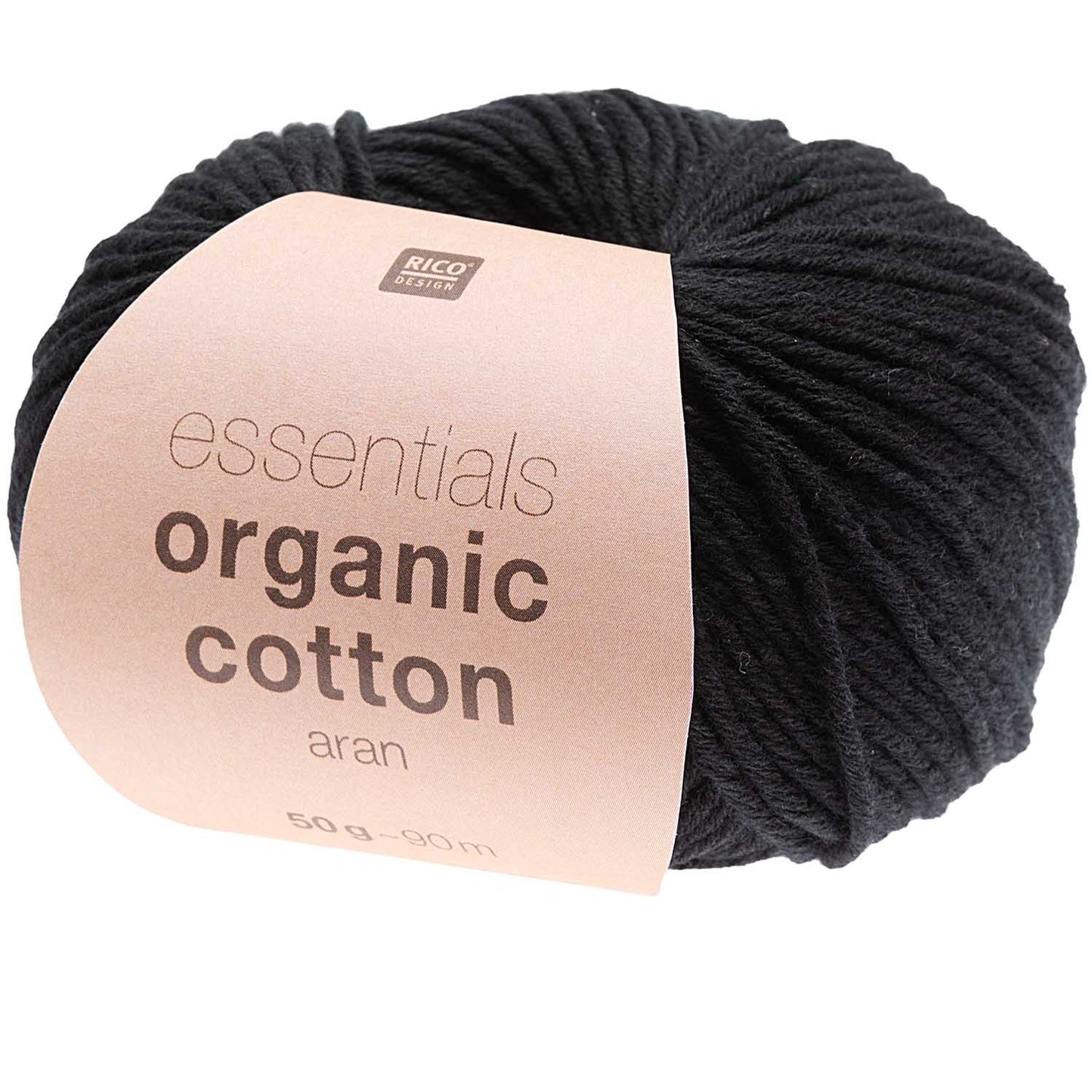 Rico Essentials Organic Cotton aran - Schwarz
