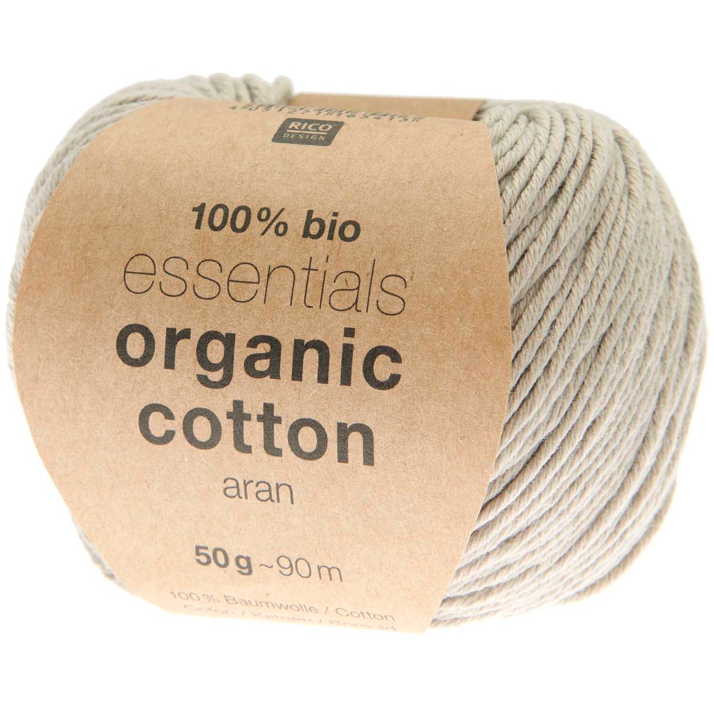 Rico Essentials Organic Cotton aran - Greige