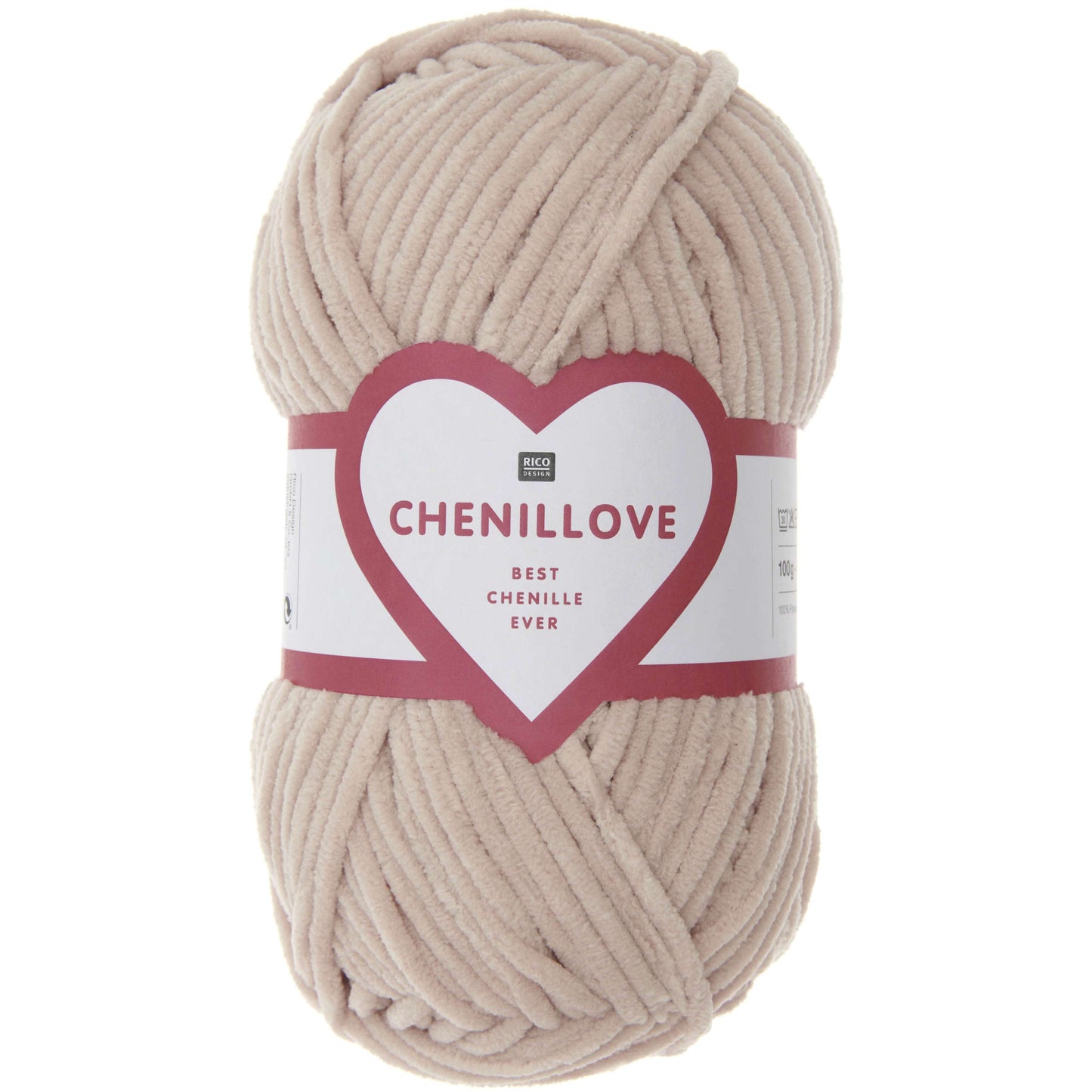 Chenillove - altrosa Chenillegarn Rico Design