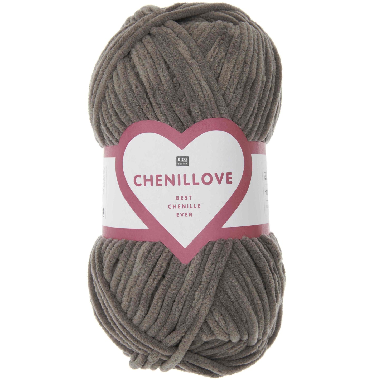 Chenillove - braun Chenillegarn Rico Design