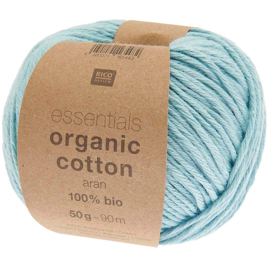 Rico Essentials Organic Cotton aran - Aquamarin