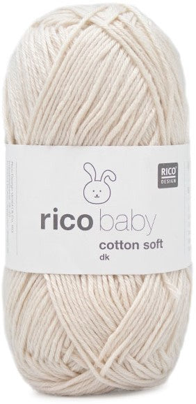 Rico Baby Cotton Soft DK - natur Baumwollmischgarn Rico Design