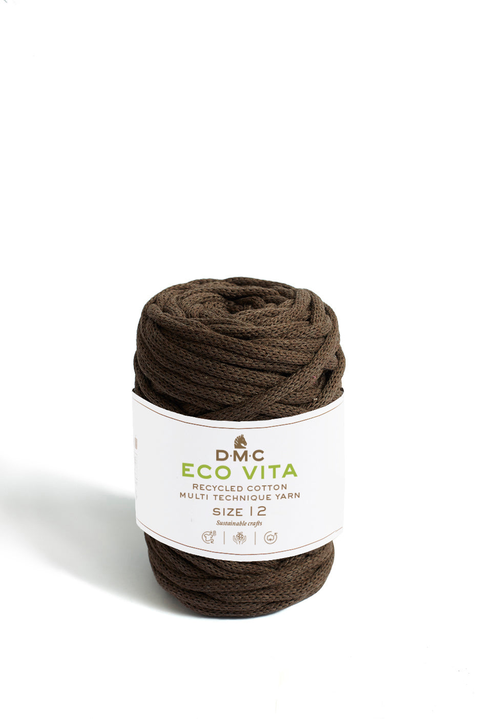 DMC Nova Vita/Eco Vita 12, braun Baumwollgarn DMC