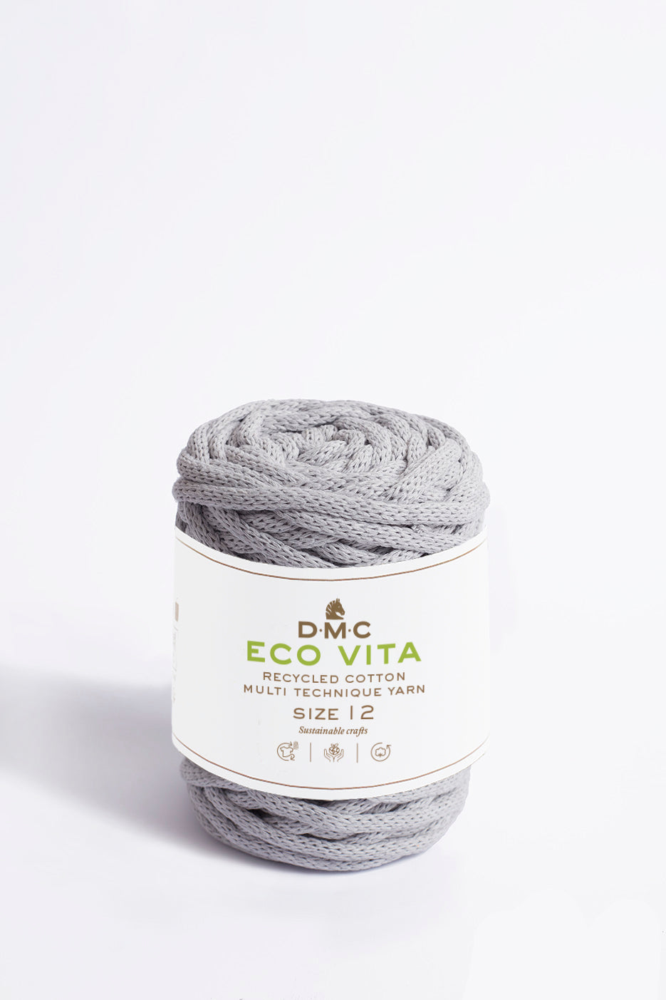 DMC Nova Vita/Eco Vita 12, hellgrau Baumwollgarn DMC