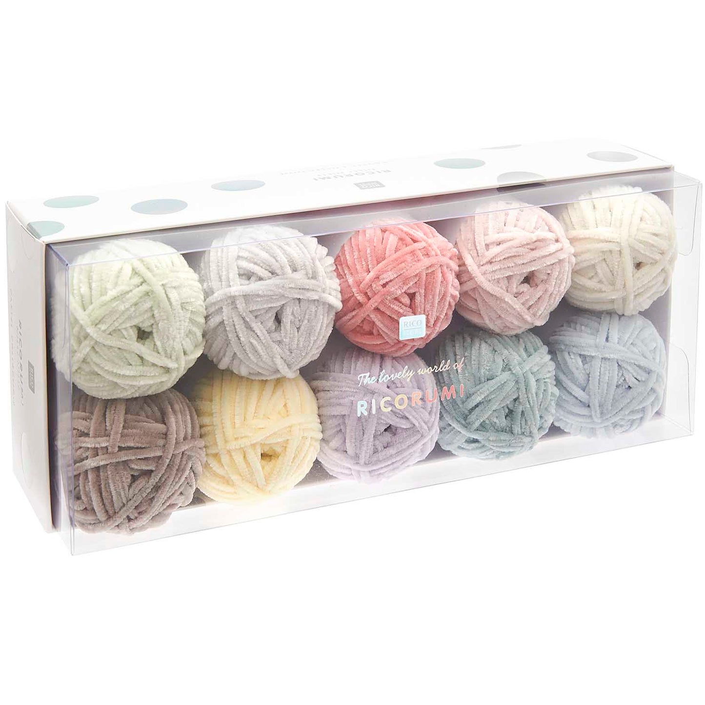 Nilli Nilli Set 10 Farben pastell Chenillegarn Rico Design