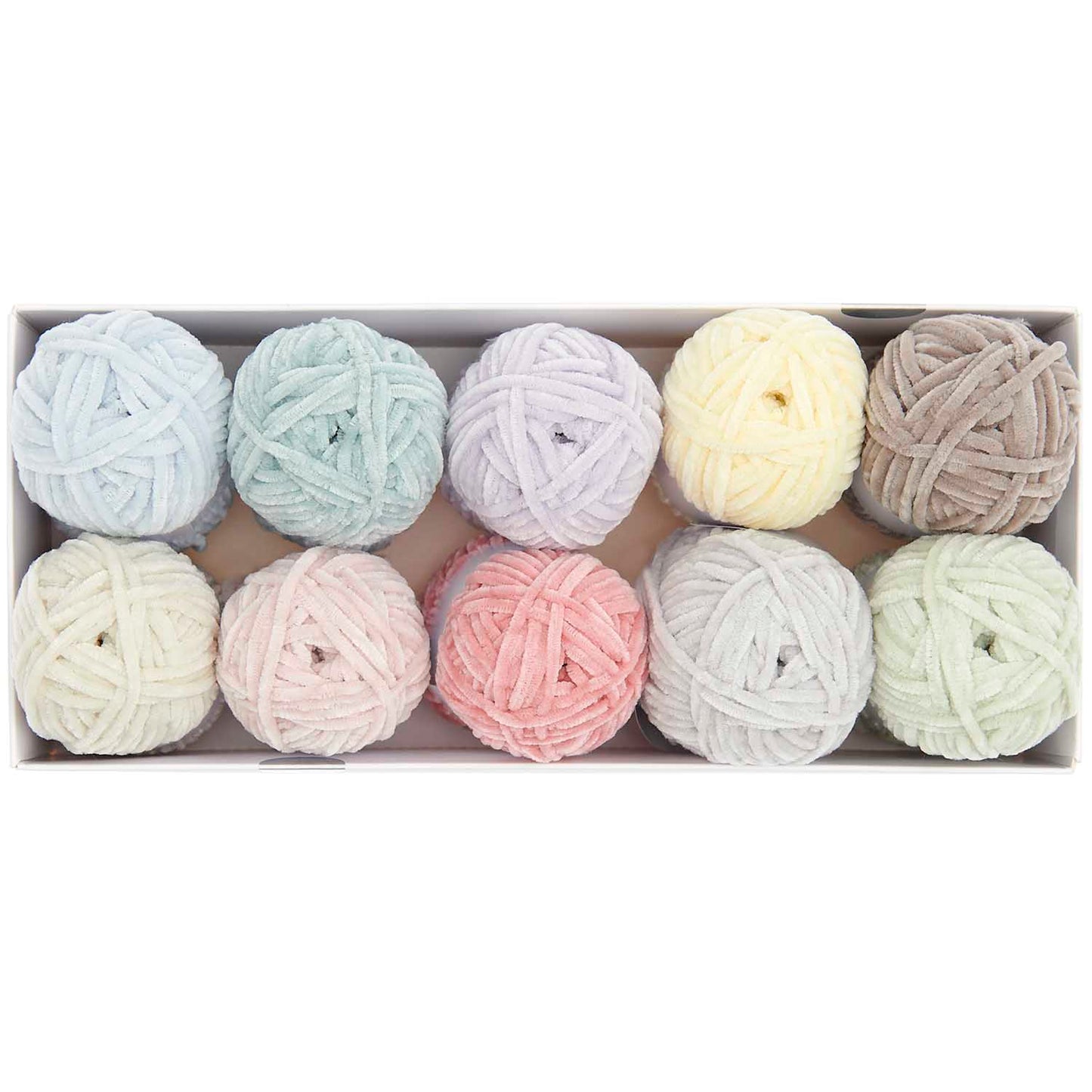 Nilli Nilli Set 10 Farben pastell Chenillegarn Rico Design