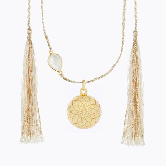 Ilado - LOTUS Schwangerschafts-Halskette - Gelbgold Halskette Ilado Paris