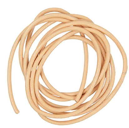 Lederband 2mm natur