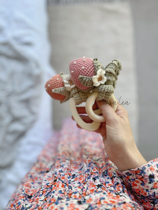 Anleitung Erdbeergreifling (Digital Download in Deutsch & Englisch) Häkelanleitung ma'lea