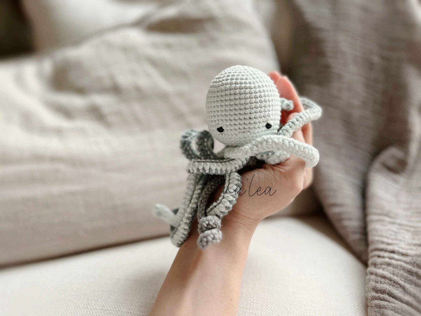 Babytoly Bio Baumwollgarn sky - Umweltfreundliches Stricken und Häkeln - Malea.boutique