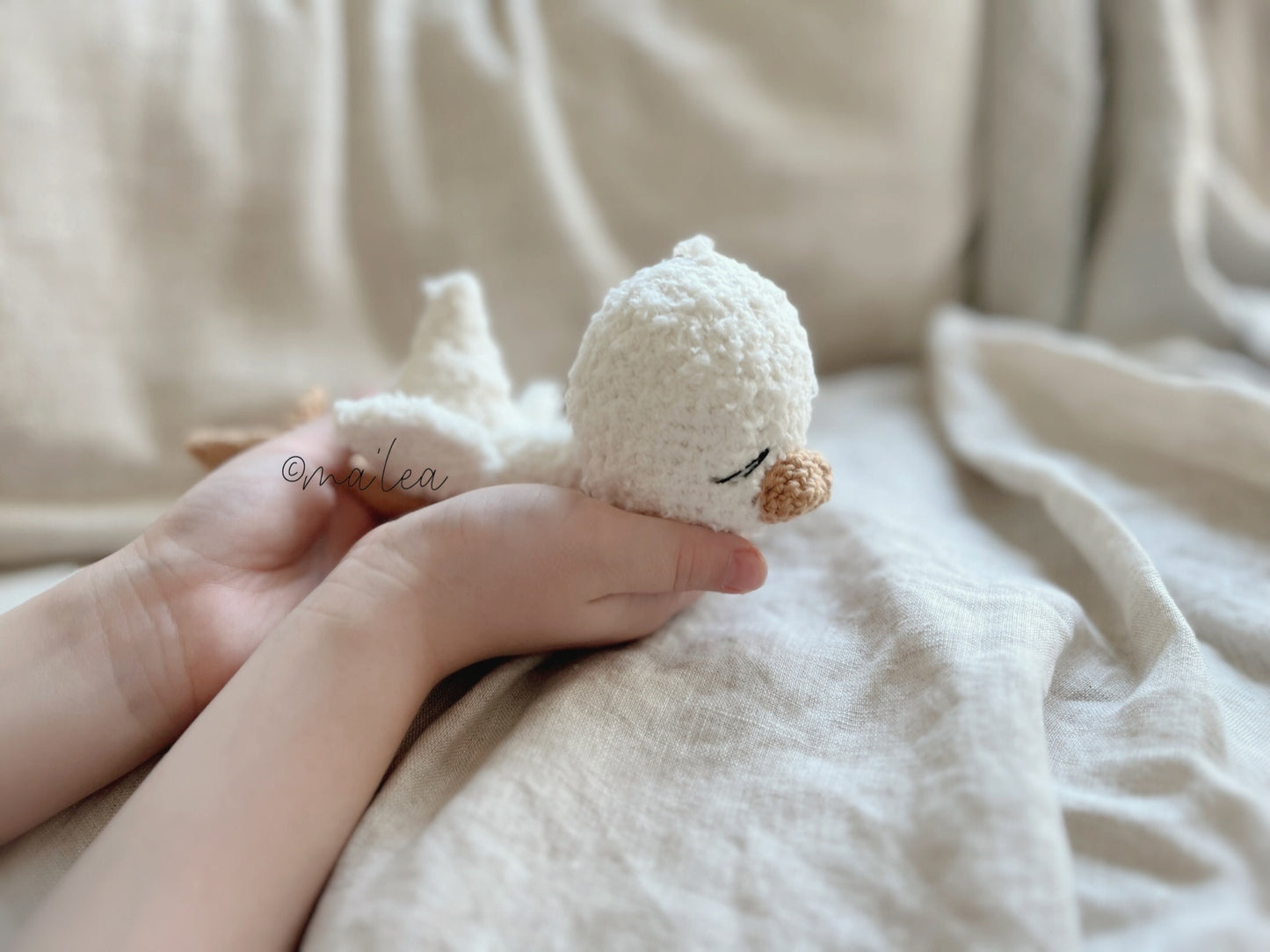 Kuscheliger Babyschwan