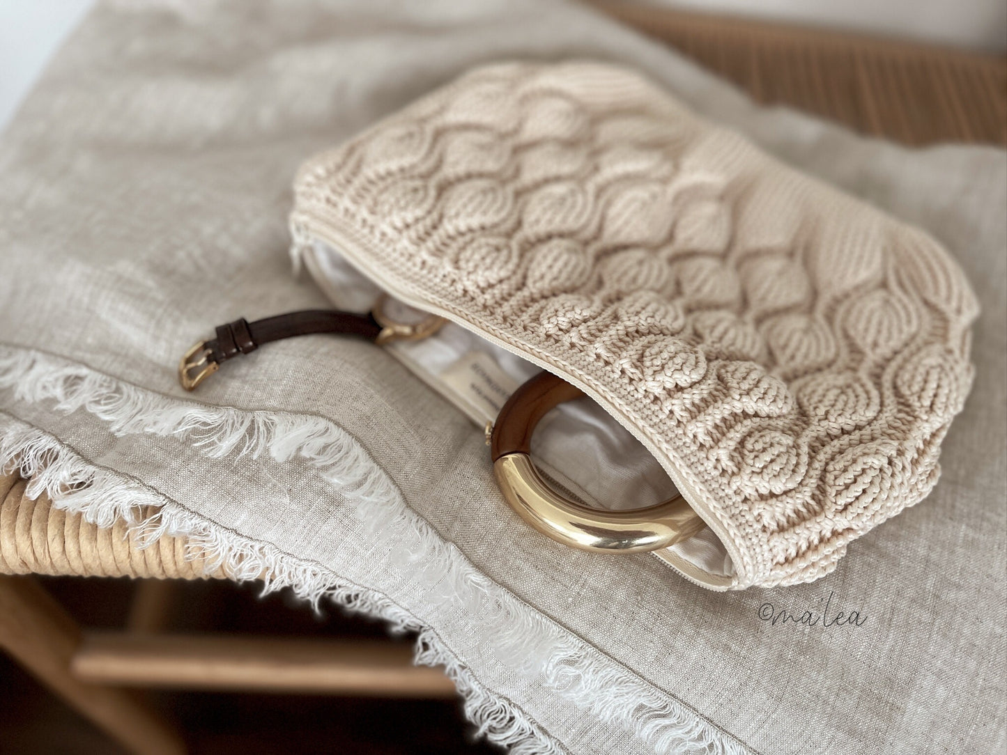 Tasche mit Pflanzenmuster Geschenk ma'lea