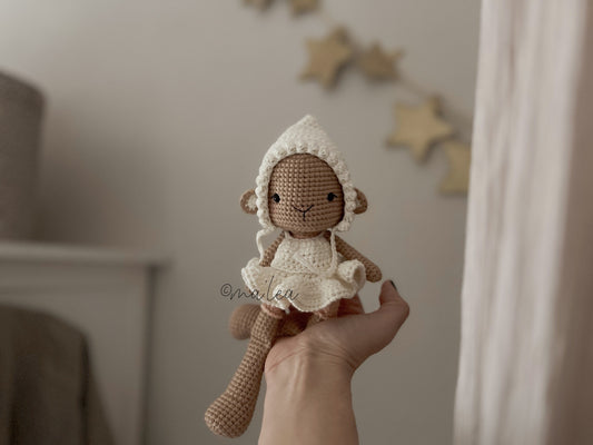 Anleitung Lämmchen Laia (Digital Download in Deutsch) Häkelanleitung ma'lea