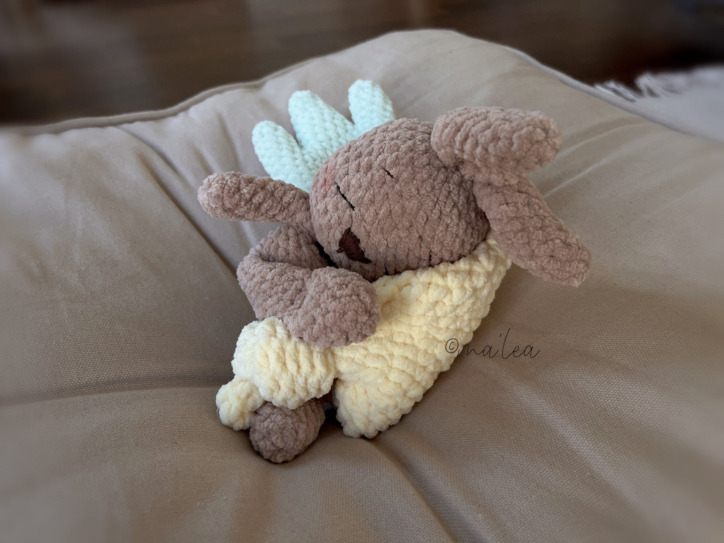Kuschelkarotte mit Häschen Baby-Aktiv-Spielzeug ma'lea