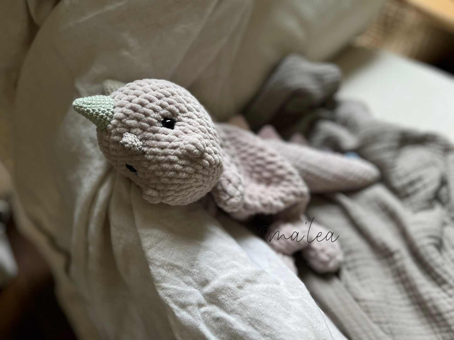 Dinosaurier Linus Kuscheltier ma'lea