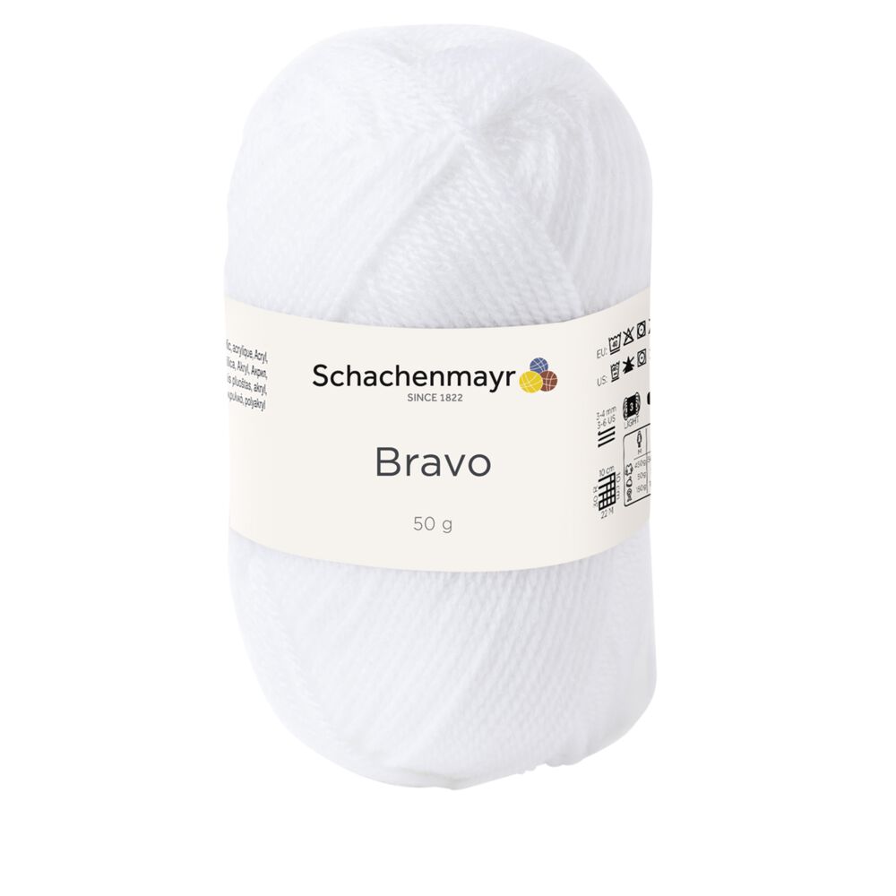 Schachenmayr Bravo - weiss Wolle Schachenmayr