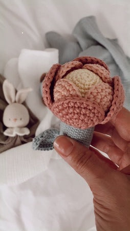 Anleitung Blumenrassel (Digital Download in Deutsch) Häkelanleitung ma'lea