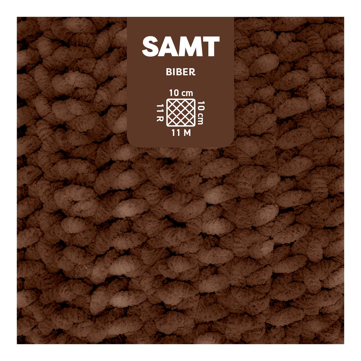 myboshi Chenille Garn Samt - Biber - 892 Chenillegarn myboshi