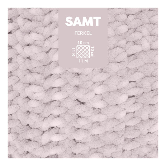 myboshi Chenille Garn Samt - Ferkel - 895 Chenillegarn myboshi