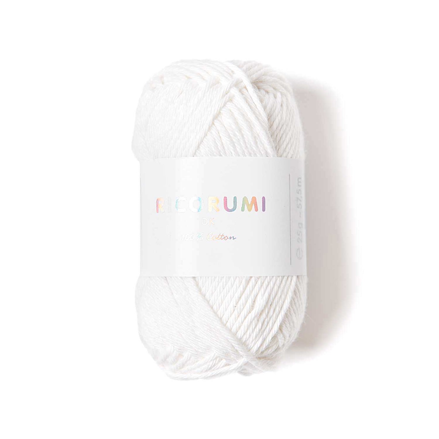 Amigurumiwolle - Rico Creative Ricorumi DK - weiss - 001 Baumwollgarn Rico Design