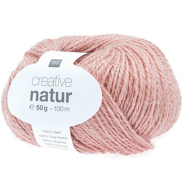 Rico Design Creative Natur 50g rosa Kreativgarn Rico Design