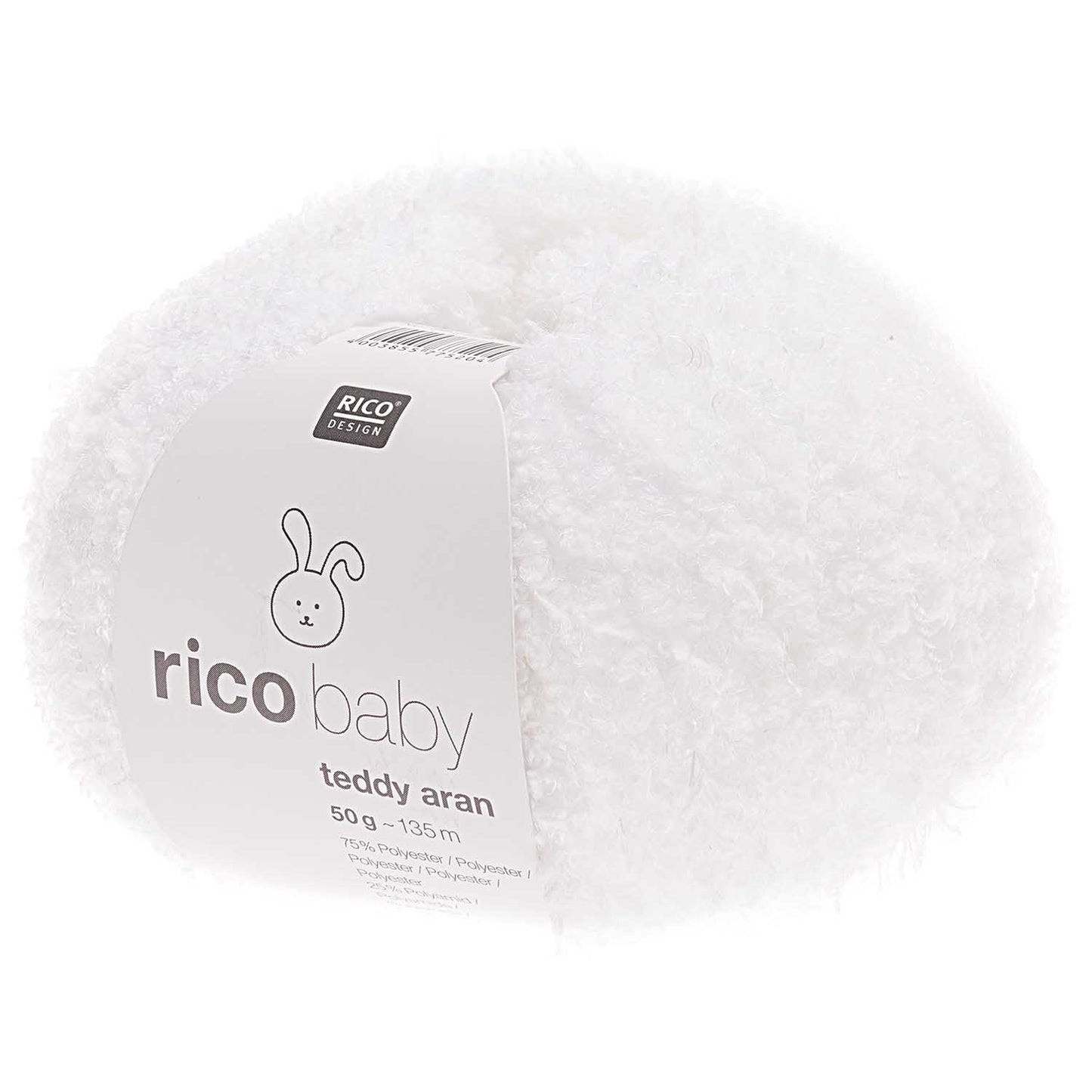 Rico Baby Teddy aran - weiss Wolle Rico Design