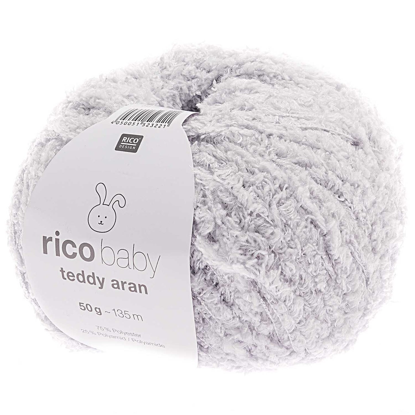 Rico Baby Teddy aran - hellgrau Wolle Rico Design