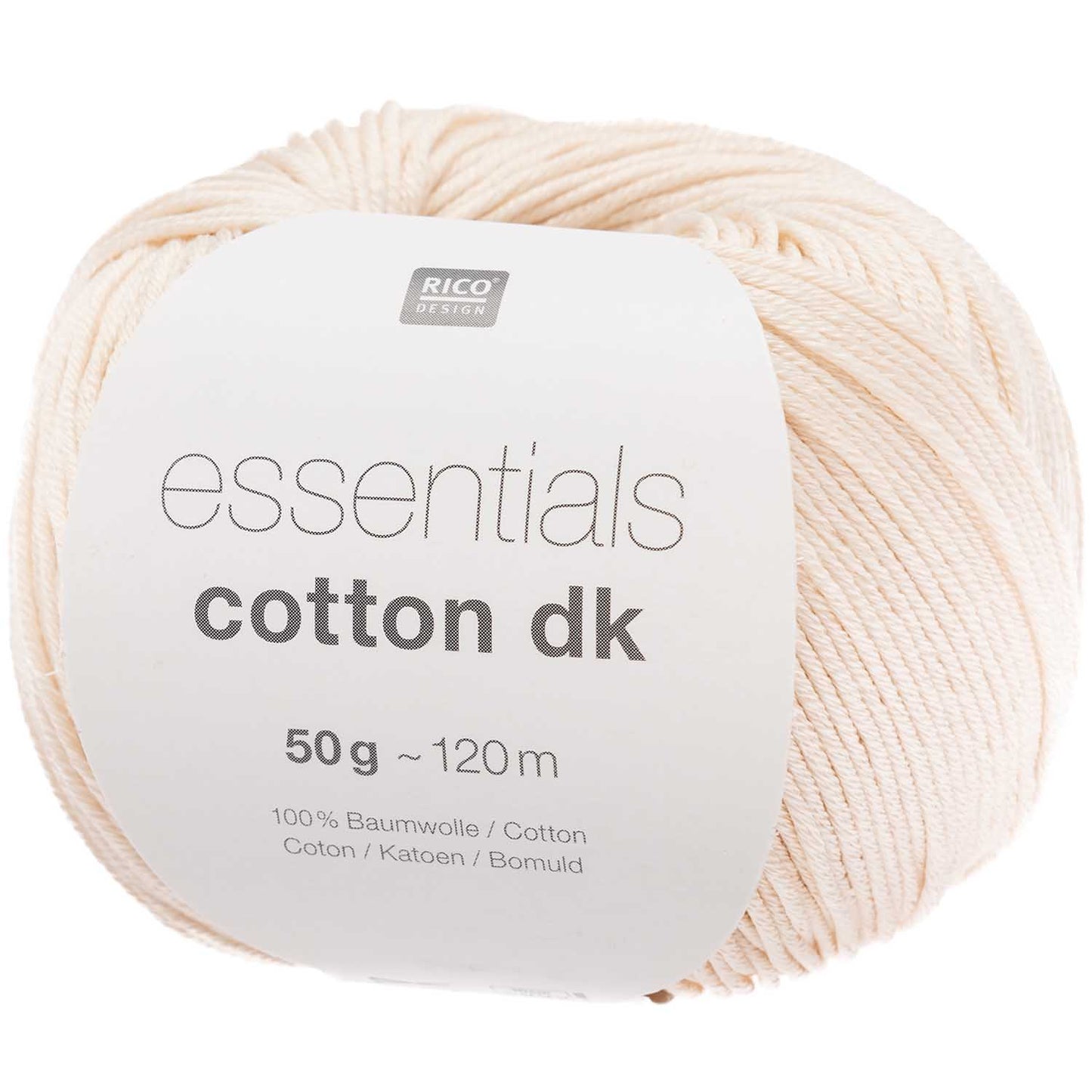 Rico Essentials Cotton DK - Natur Wolle Rico Design