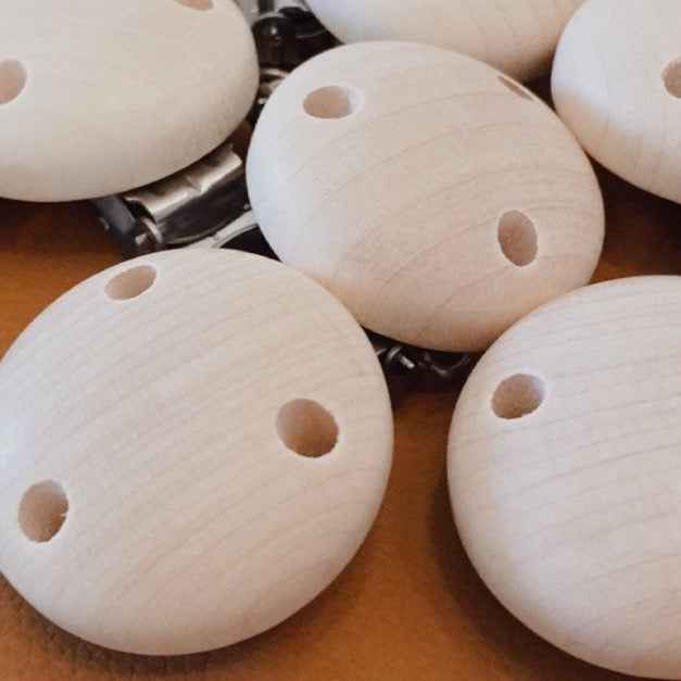 Schnullerkettenclip Nature - Für natürliche Babyartikel - Malea.boutique