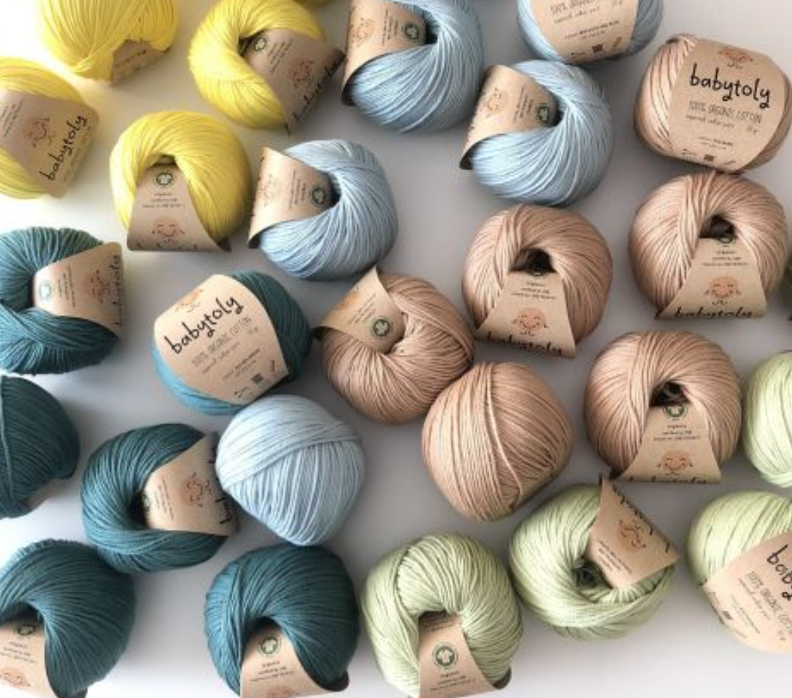 Babytoly organic cotton yarn - sand - 018