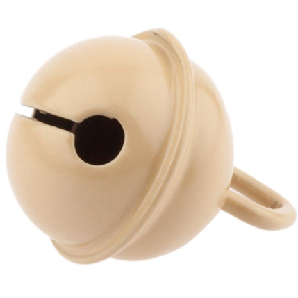 Rollenglöckchen beige 11 mm für Bastelprojekte und DIY-Anwendungen - Malea.boutique