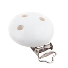 Schnullerkettenclip weiss Schnullerkettenclip malea.boutique