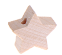 Motivperle Midi-Stern roh Motivperle malea.boutique