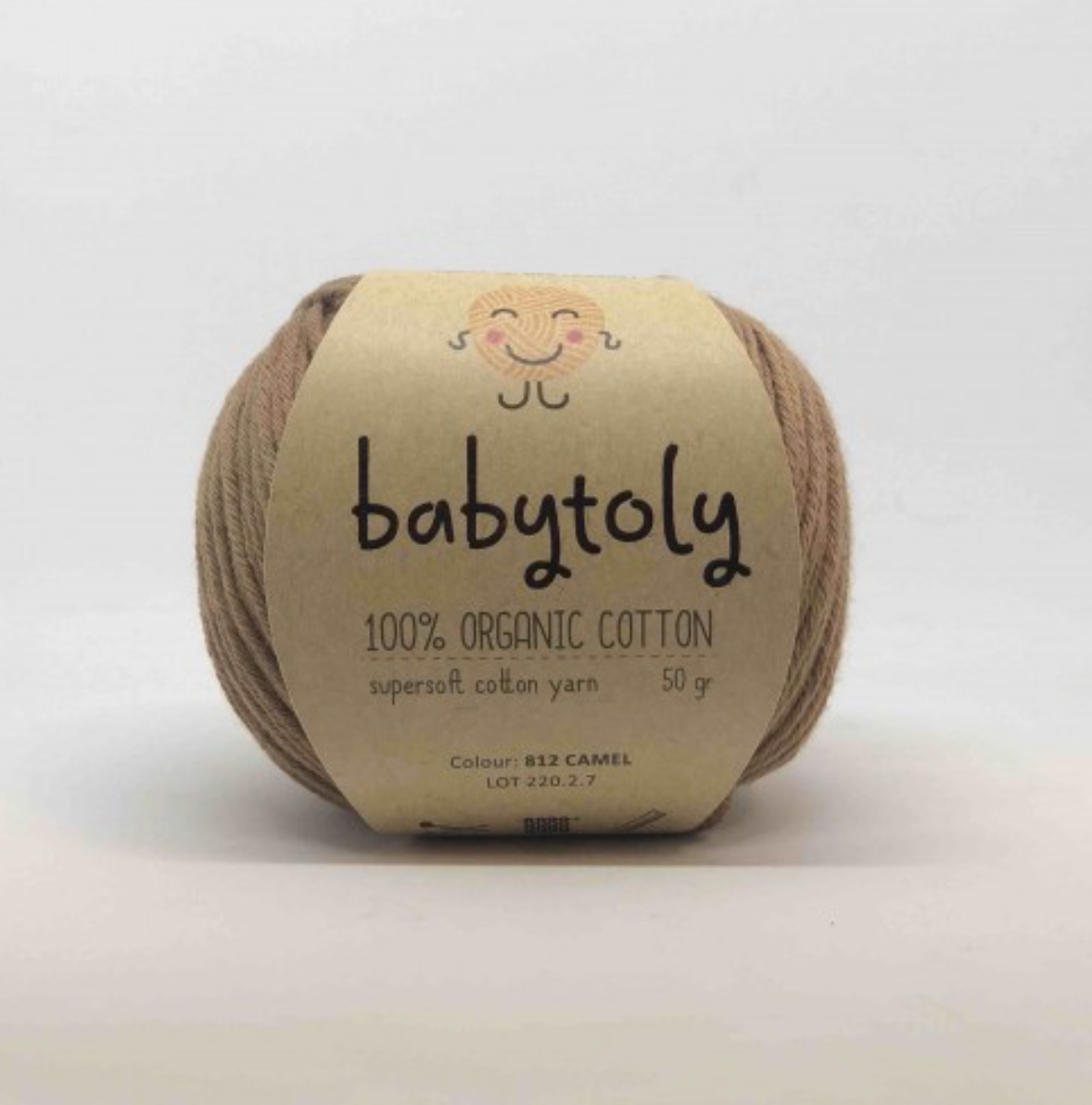 Babytoly Bio Baumwollgarn - camel - 812