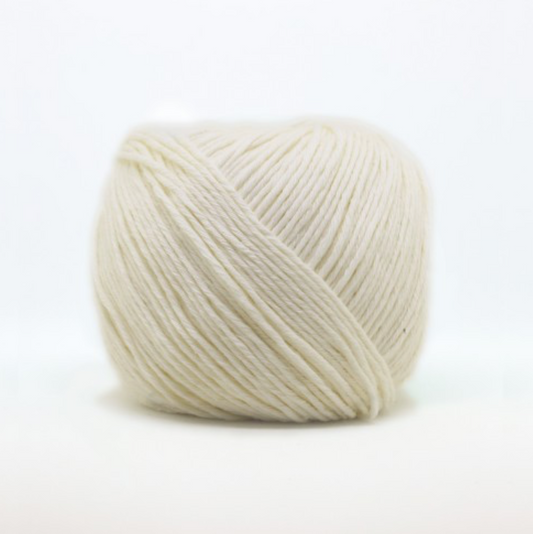 Babytoly Bio Baumwollgarn - snow - 004 Wolle Babytoly