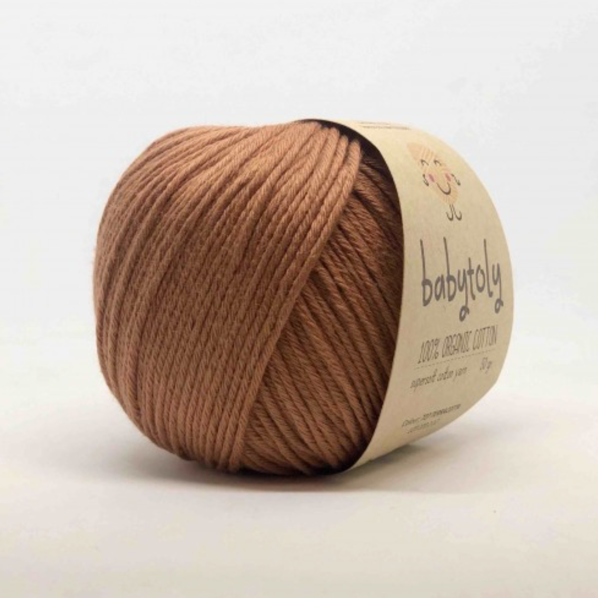 Babytoly Bio Baumwollgarn - terracotta - 727 Wolle Babytoly