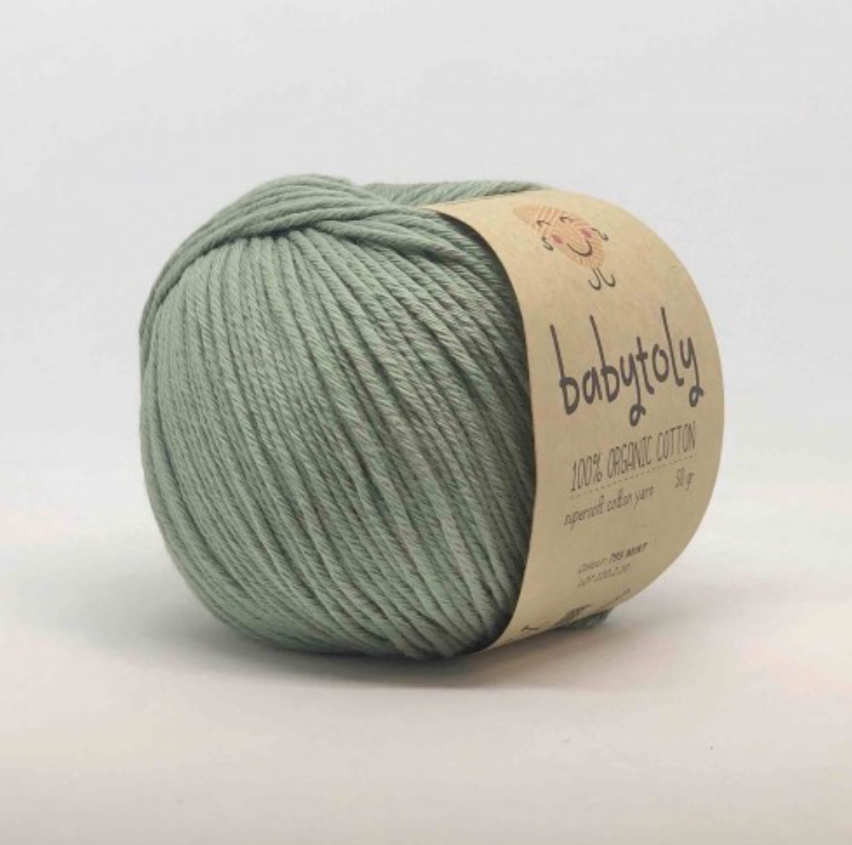 Babytoly Bio Baumwollgarn - mint - 795 Wolle Babytoly