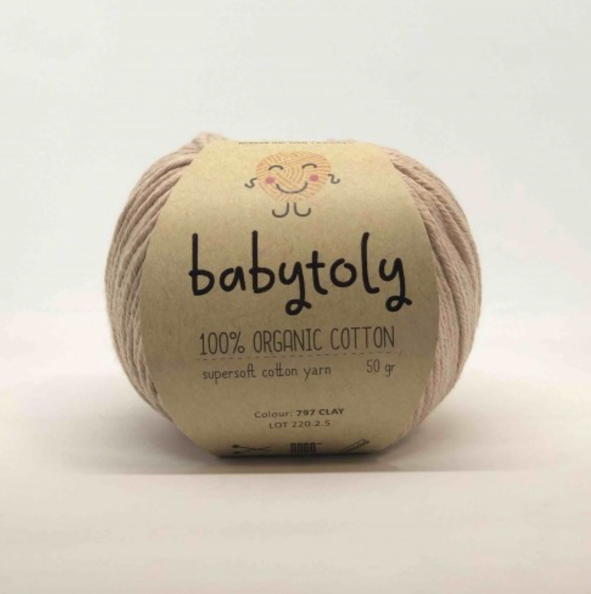 Babytoly Bio Baumwollgarn - clay - 797 Babytoly