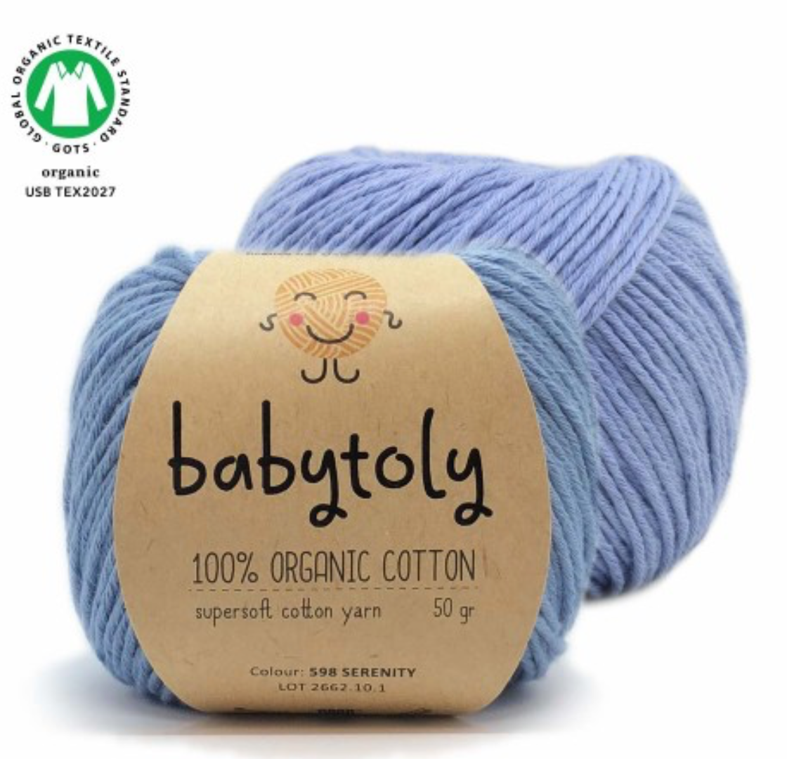 Babytoly organic cotton yarn - serenety - 598