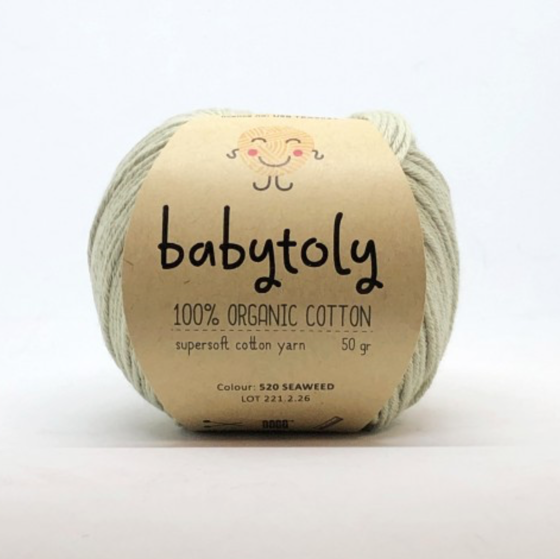 Babytoly Bio Baumwollgarn - seaweed - 520