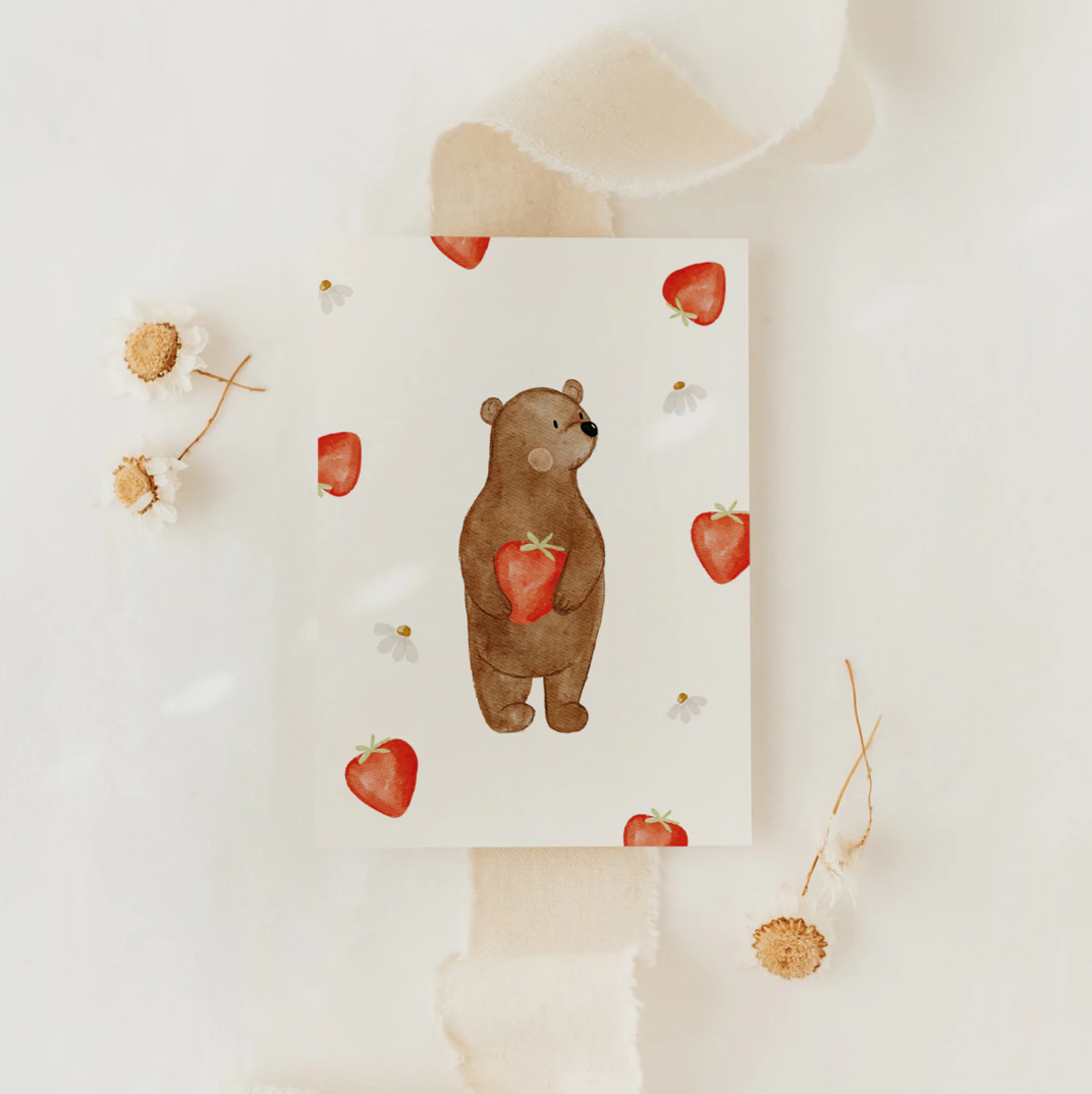 Postcard Earth Bear